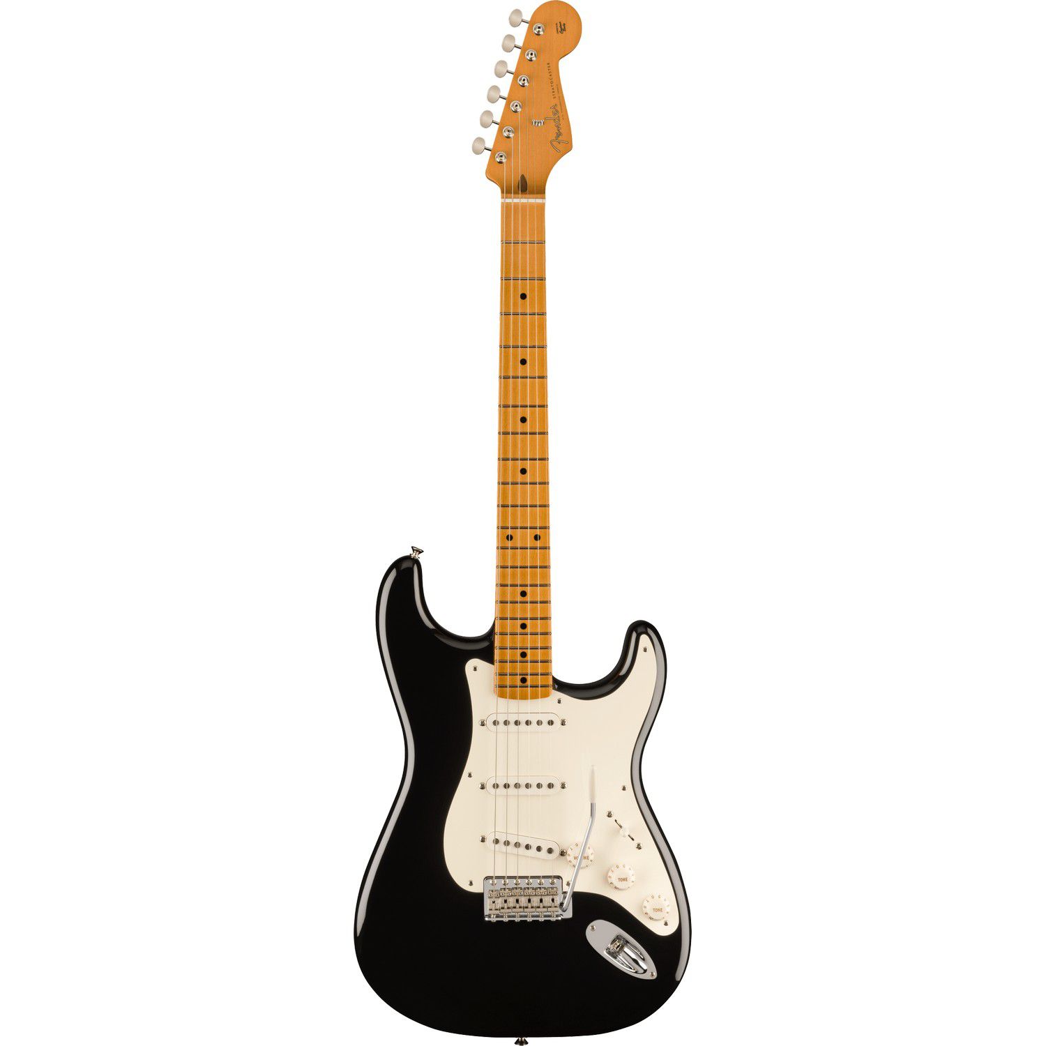 An image of Fender Vintera II 50s Stratocaster MN, Black | PMT Online