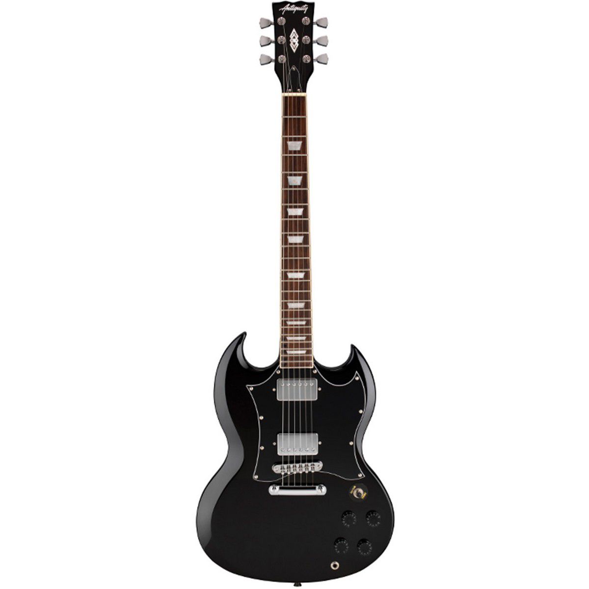 An image of Antiquity GS1 Electric Guitar, Black