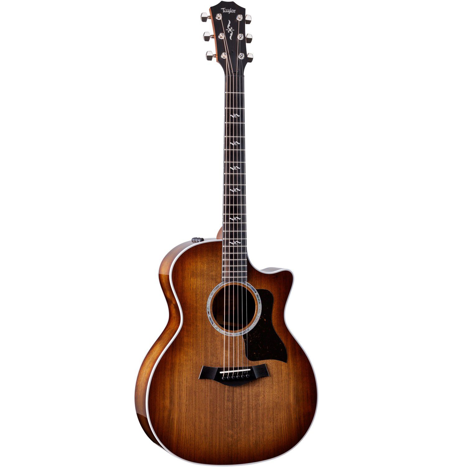 An image of Taylor 424ce Special Edition Walnut Electro Acoustic, Shaded Edgeburst | PMT Onl...