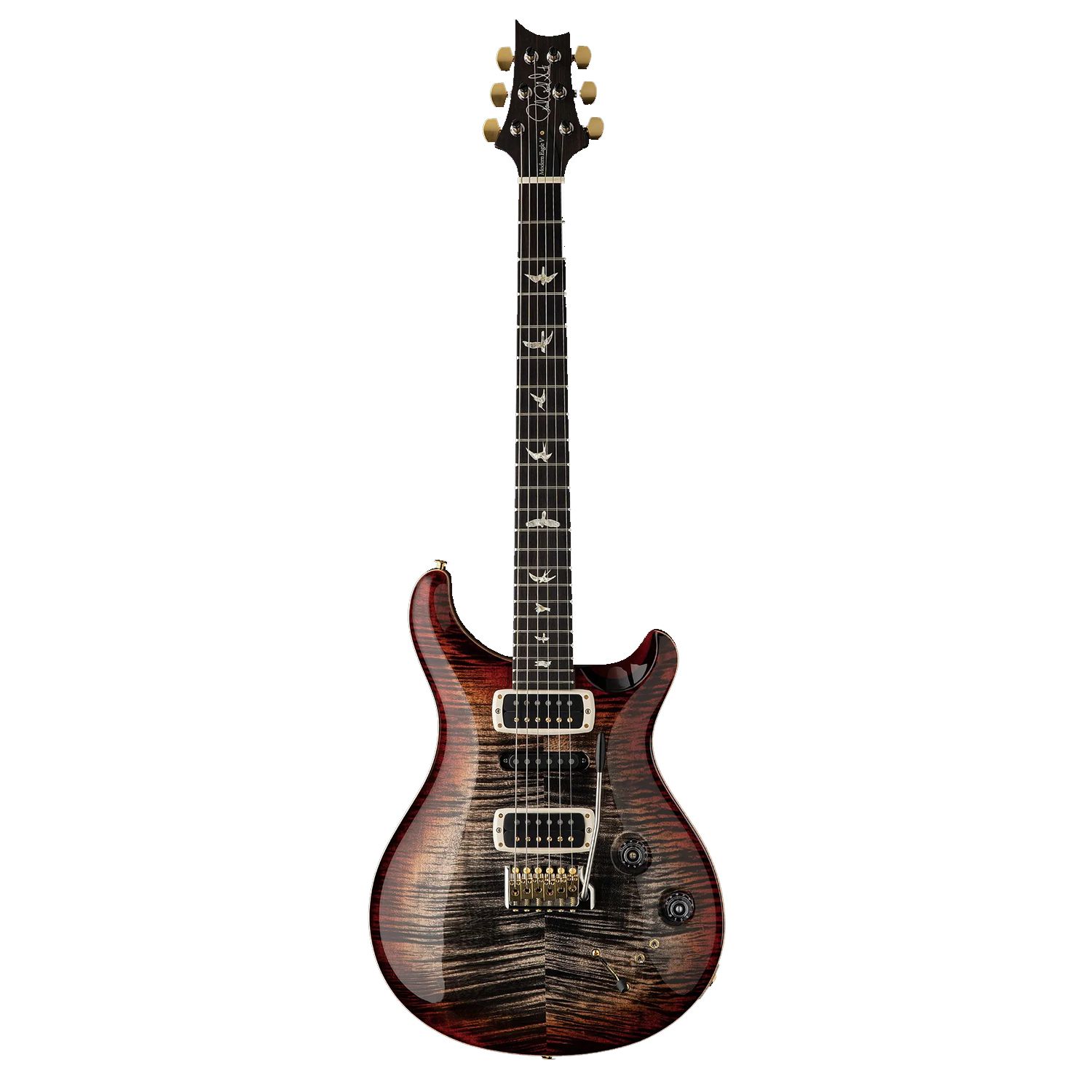 An image of PRS Modern Eagle V Electric Guitar, Charcoal Cherry Burst | PMT Online