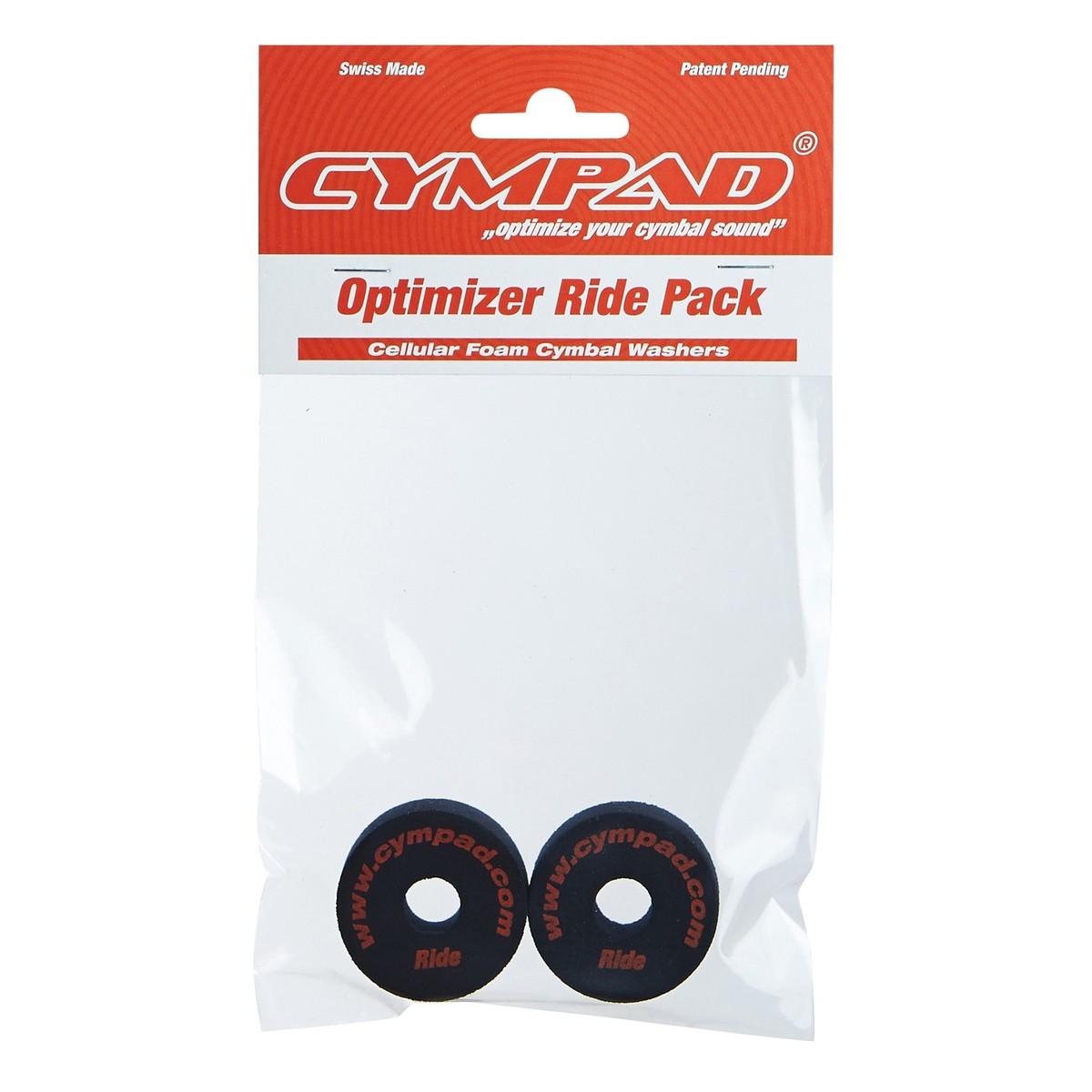 An image of Cympad Optimiser Ride 40/18MM 2 Pack
