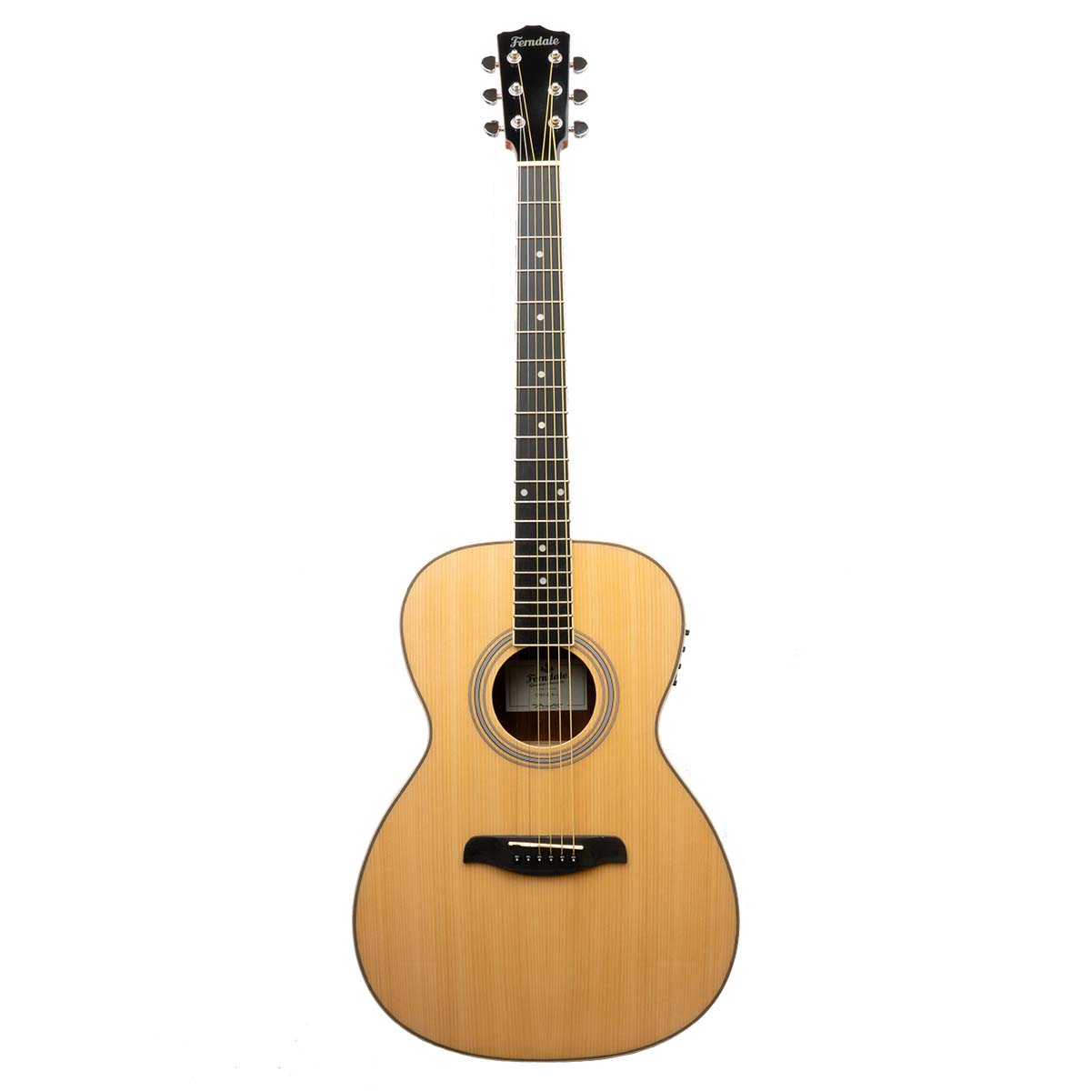 An image of Ferndale OM2-E-L Left-Handed Electro Acoustic Guitar Natural | PMT Online