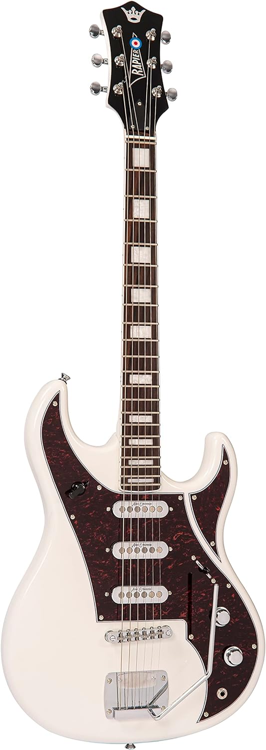 An image of Saffire 6 Electric Guitar, Vintage White