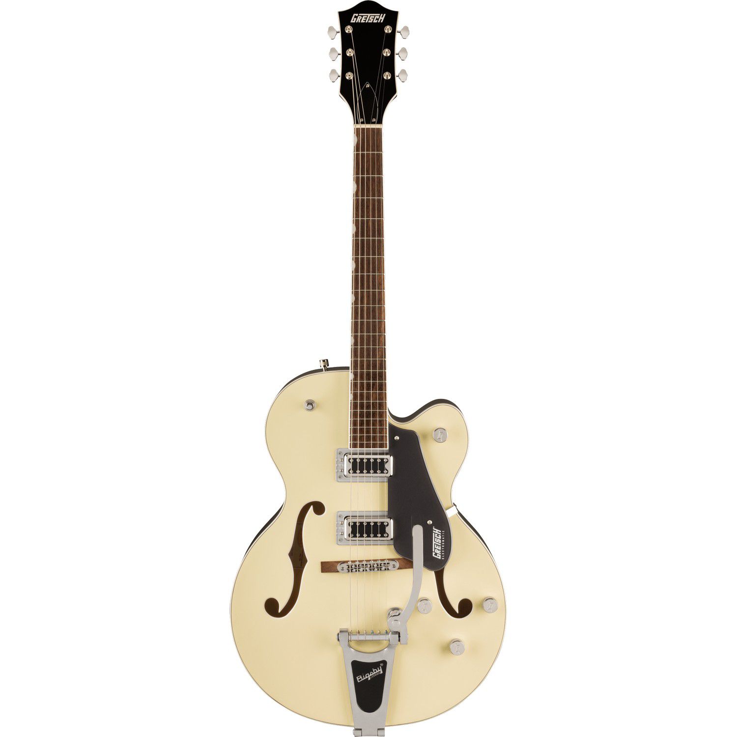 An image of Gretsch Electromatic G5420T CLS HLW Bigsby Two-Tone Vintage White/London Grey El...