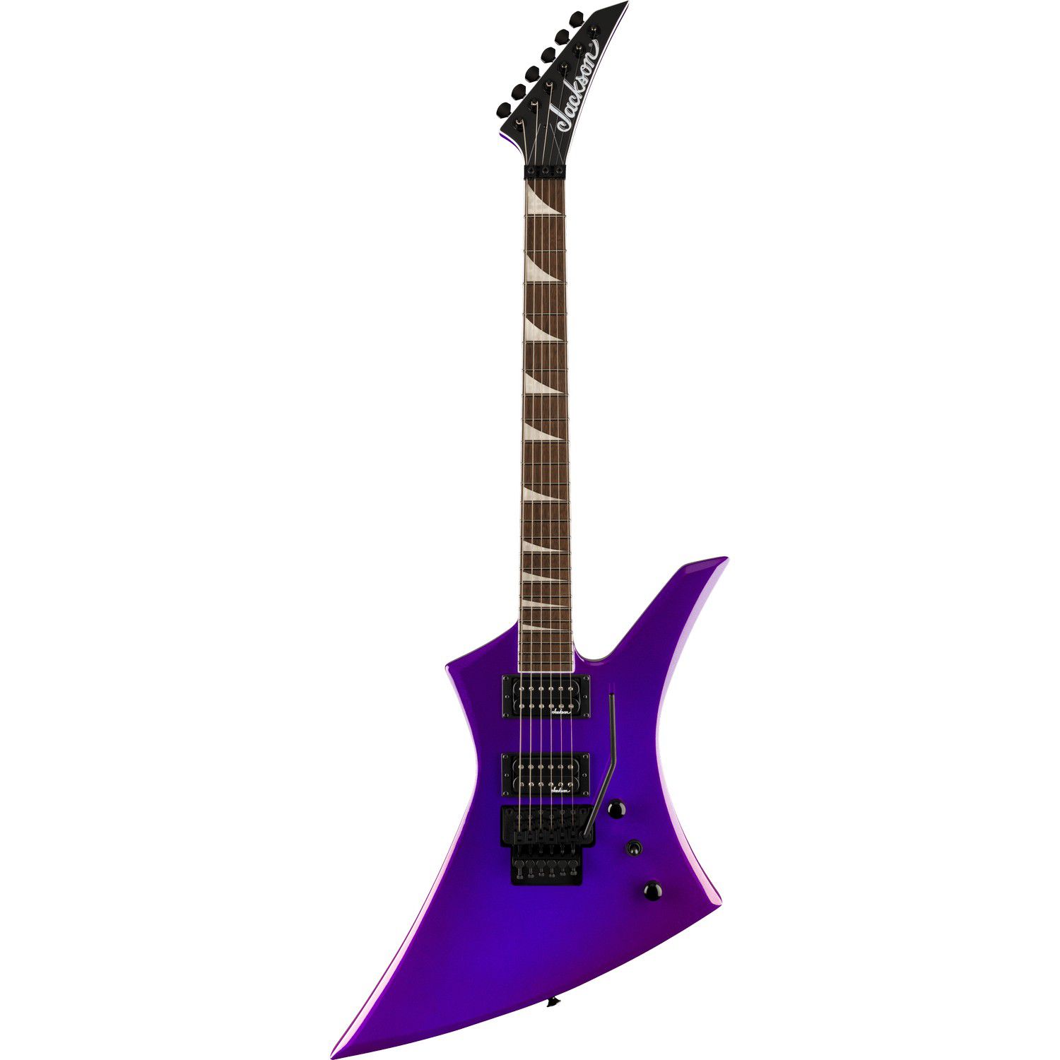 An image of Jackson X-Series KEX Deep Electric Guitar, Purple Metallic
