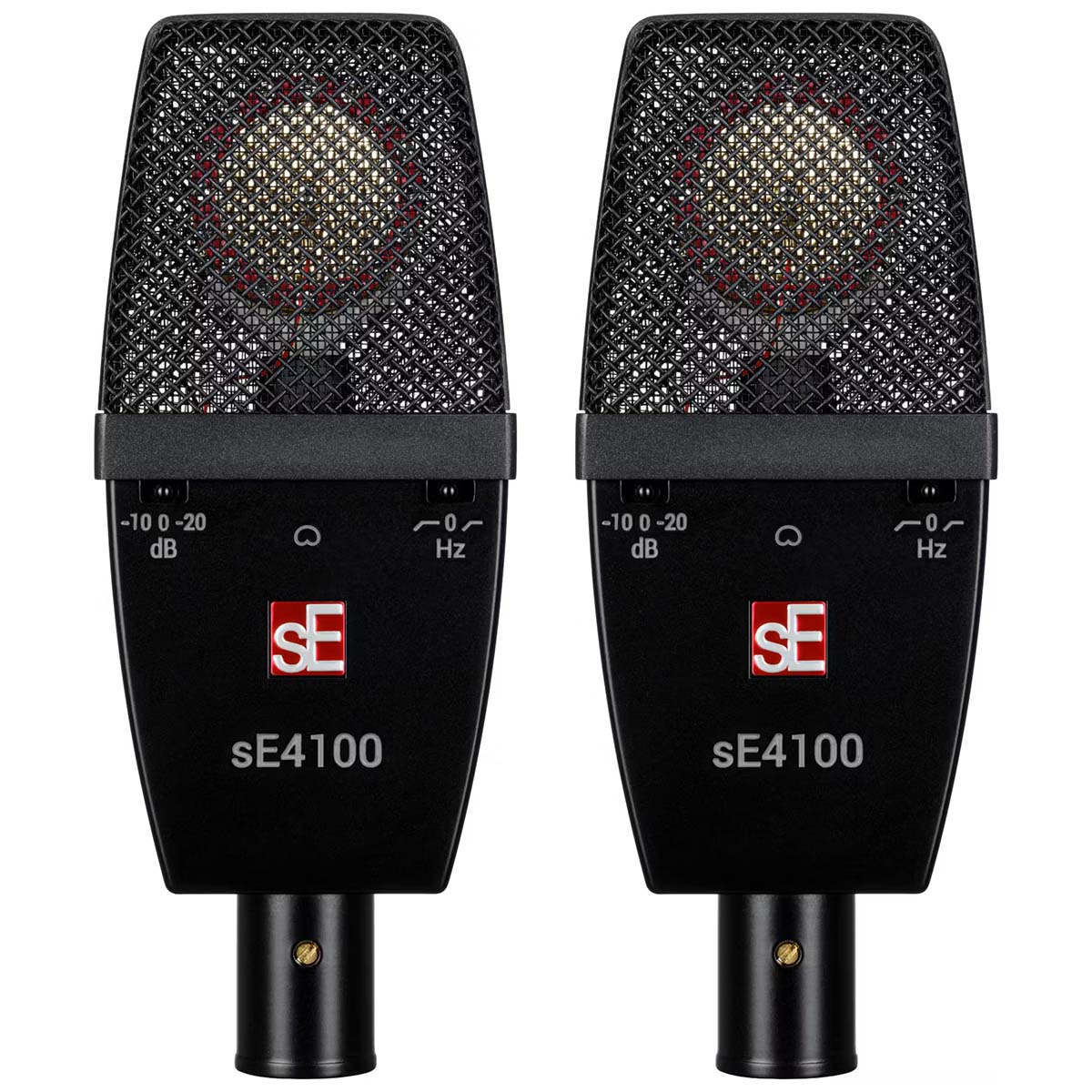An image of sE Electronics sE4100 Large Diaphragm Condenser Cardioid Microphone - Matched Pa...