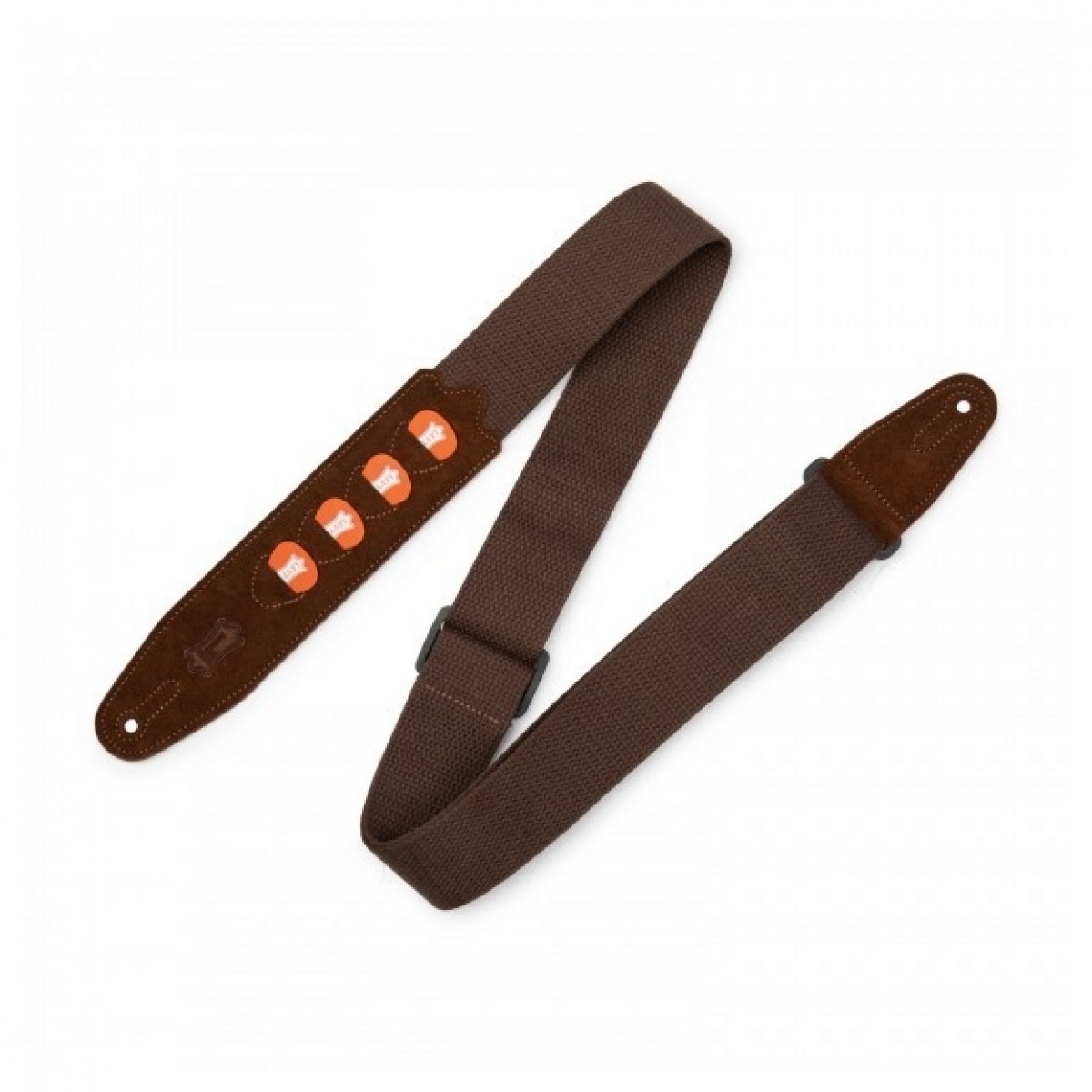 An image of Levy's Cotton Pick Holder strap - Brown | PMT Online