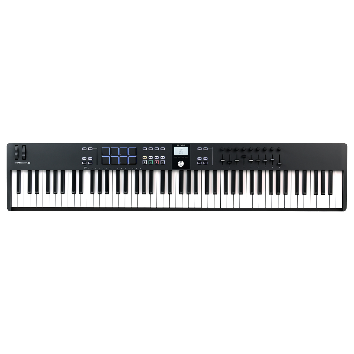 An image of Arturia Keylab Essential 88 MK3 MIDI Keyboard, Black