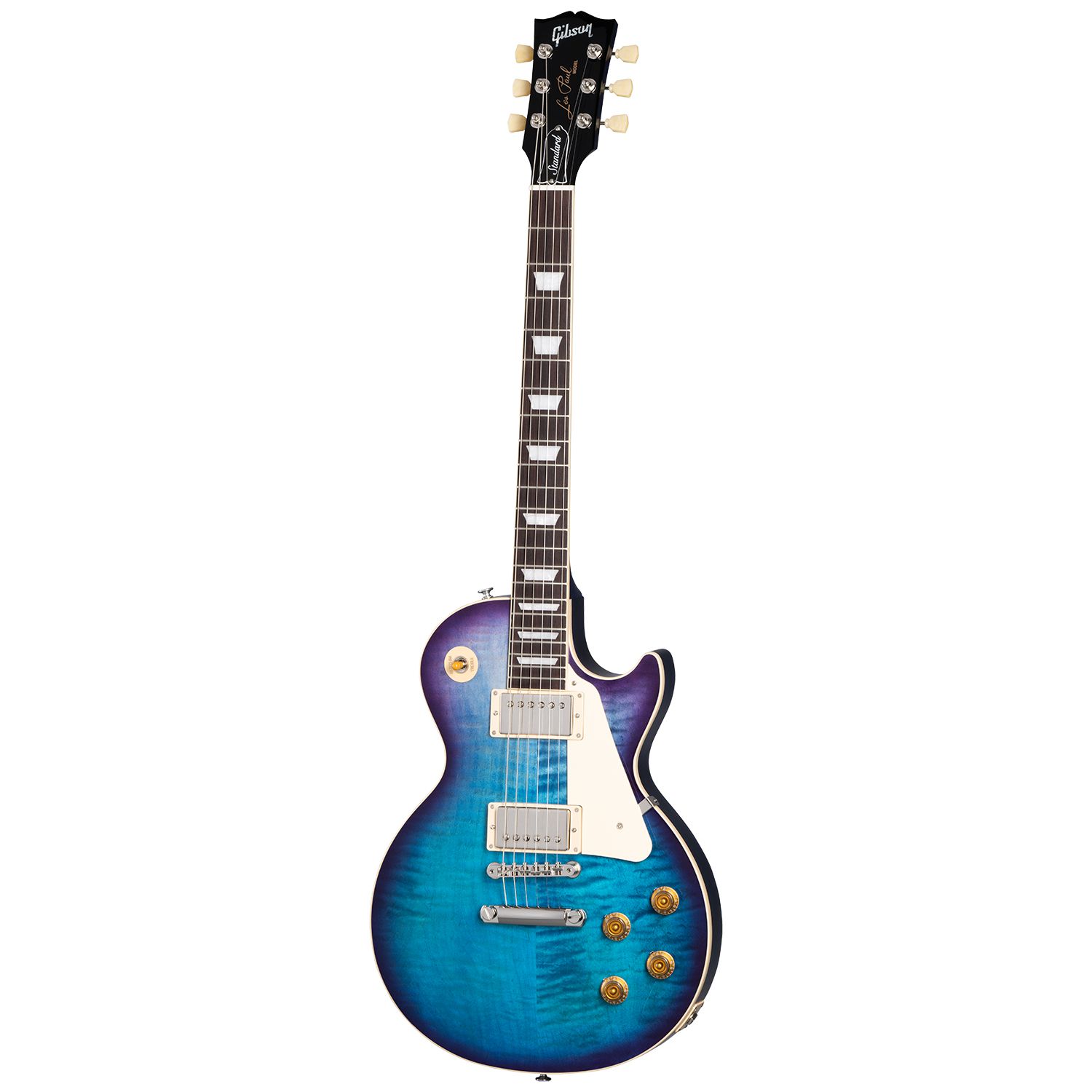 An image of Gibson USA Les Paul Standard 50s Figured Top, Blueberry Burst | PMT Online