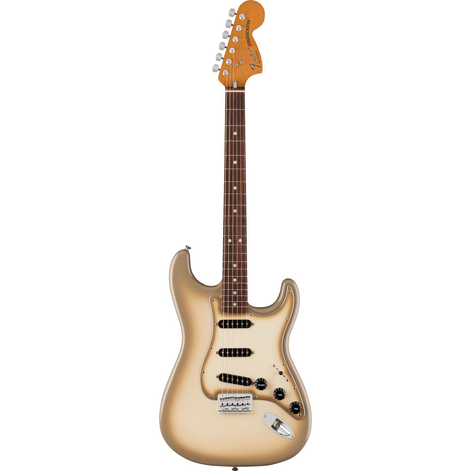 An image of Fender 70th Anniversary Vintera II Antigua Stratocaster Rw, Antigua | PMT Online