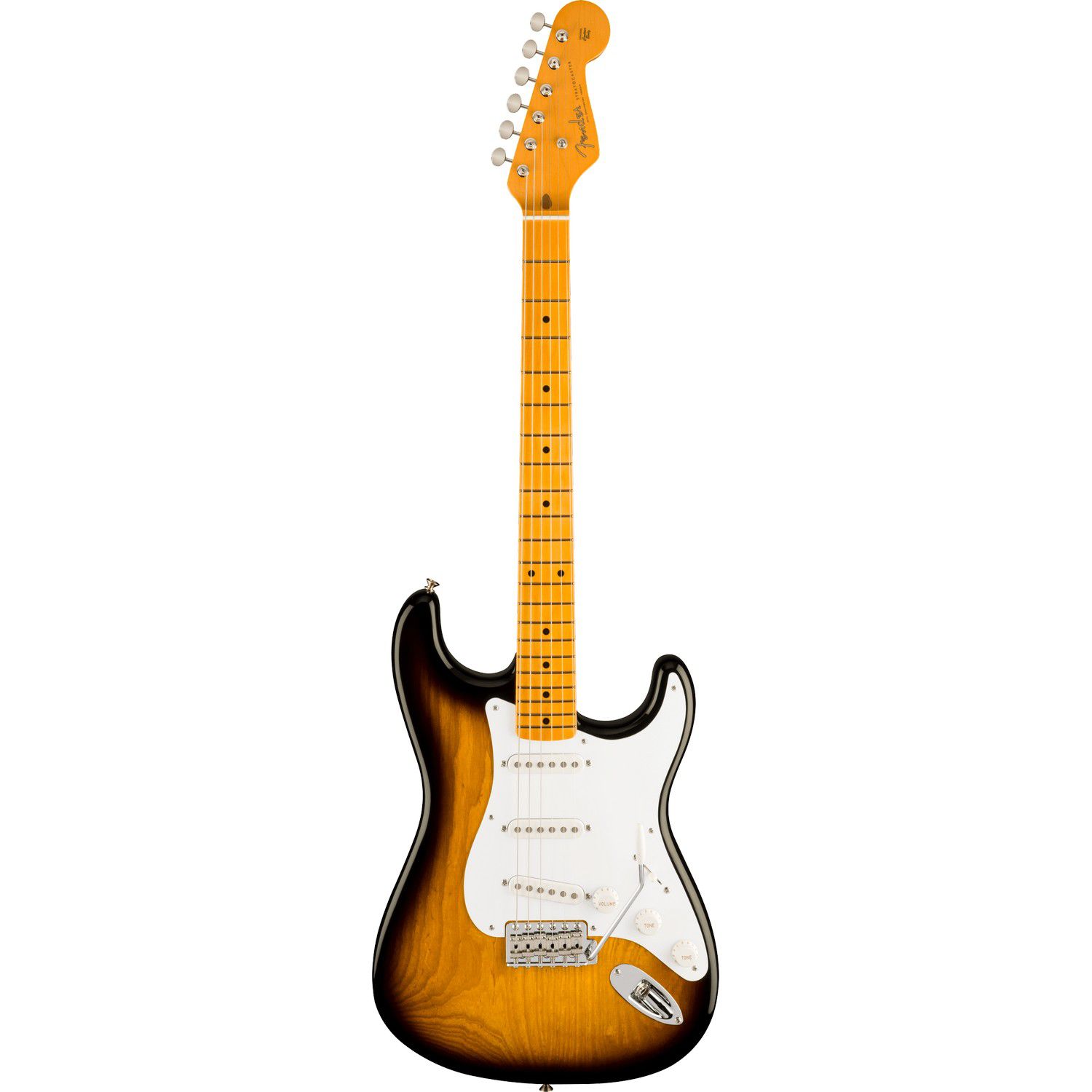 An image of Fender 70th Anniversary American Vintage II 54 Stratocaster Mn, 2 Color Sunburst...