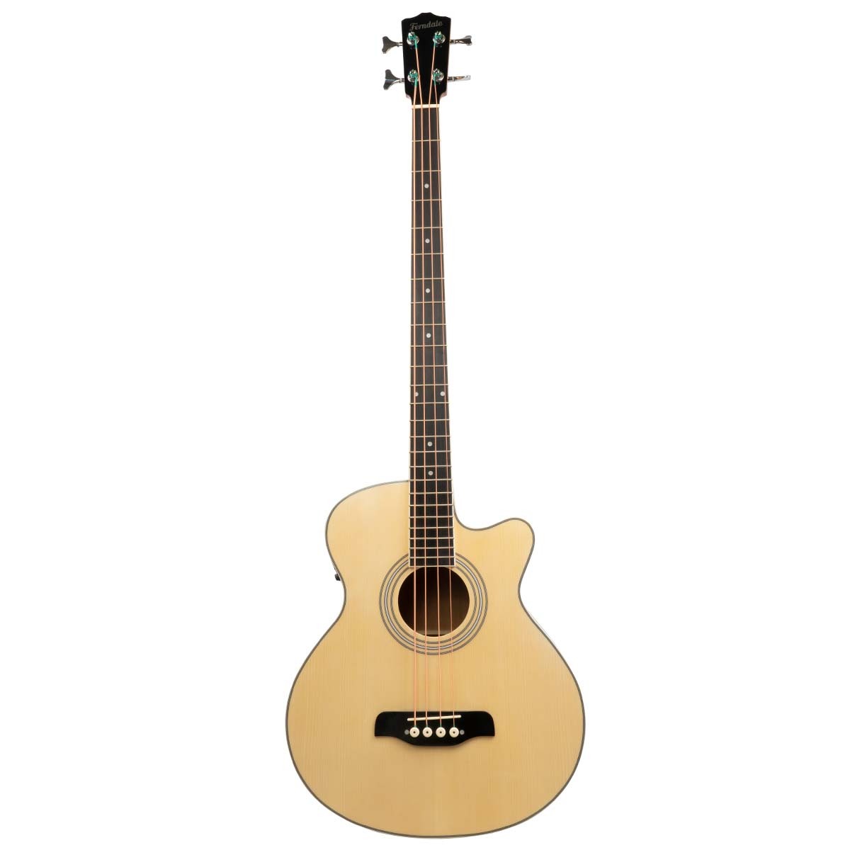 An image of Ferndale AB2-E-N Electro-Acoustic Bass Natural | PMT Online