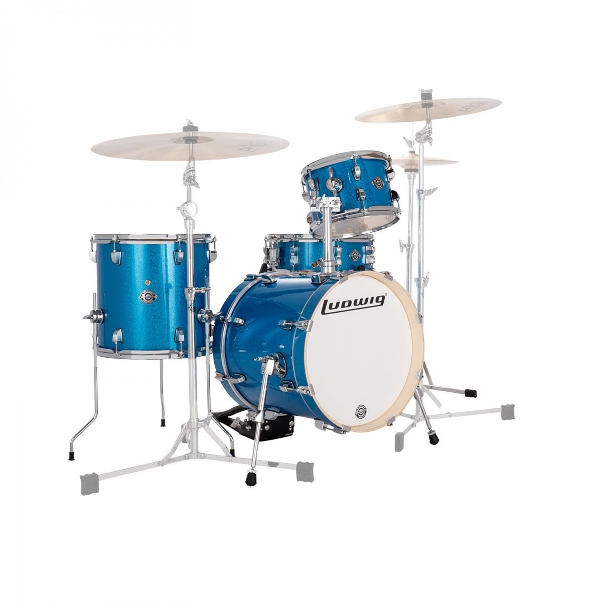 An image of Ludwig Breakbeats By Questlove Drum Kit Blue Sparkle | PMT Online