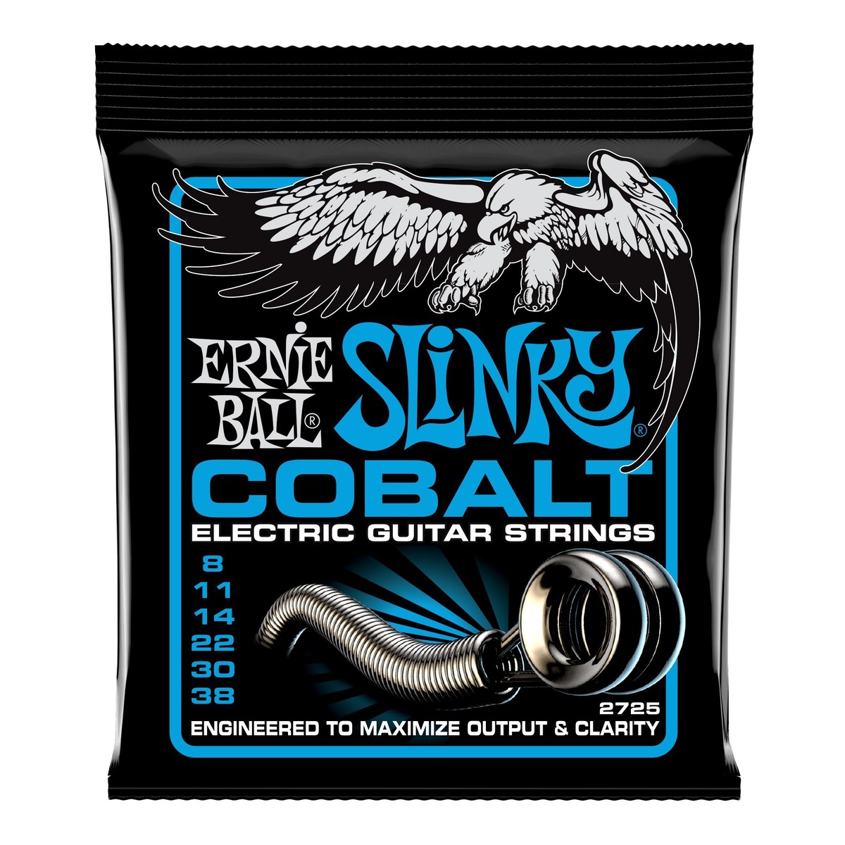 An image of Ernie Ball Cobalt Extra Slinky 8-38 String SET | PMT Online