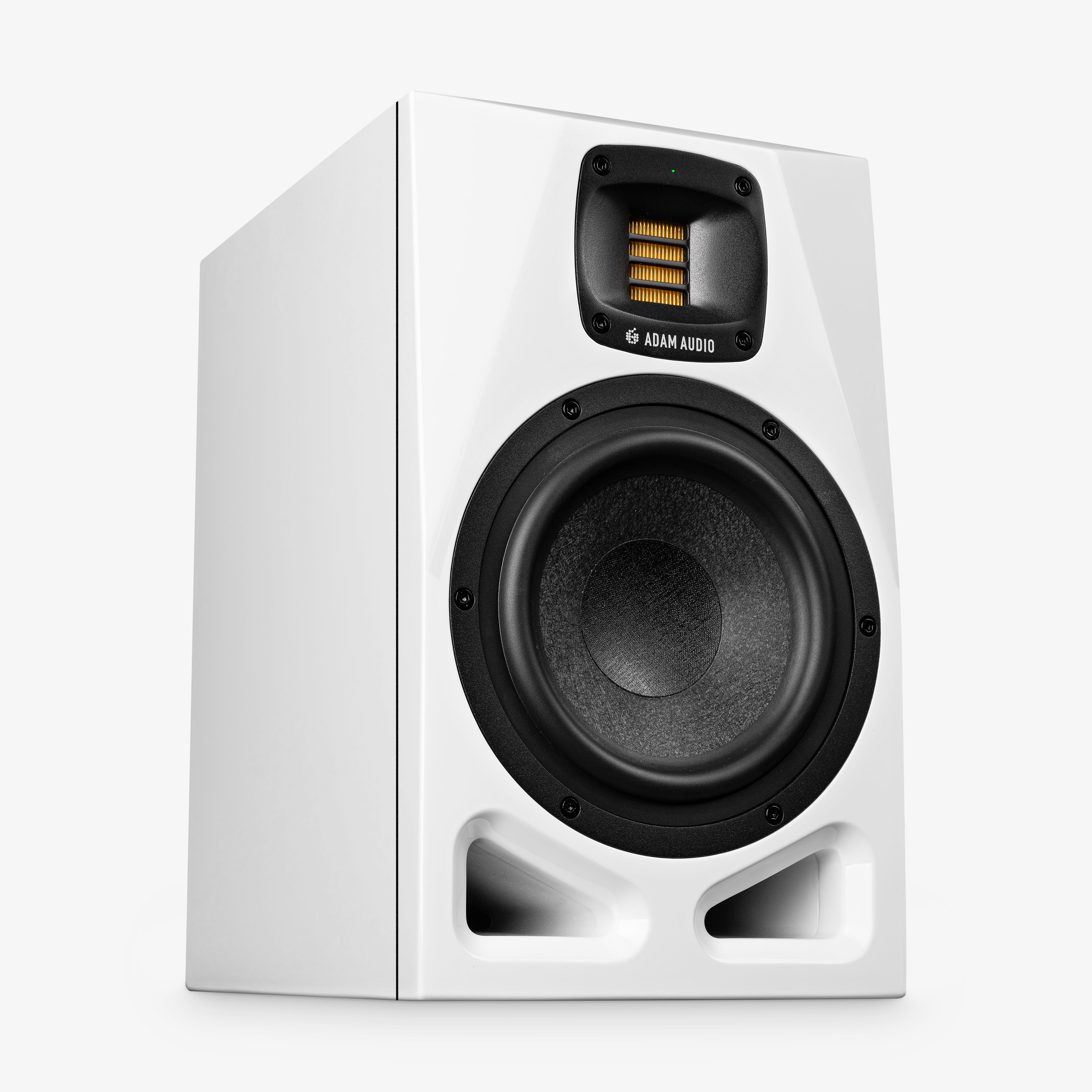An image of Adam Audio A7V Nearfield Monitor 2-Way 7 Inch Woofer, White | PMT Online