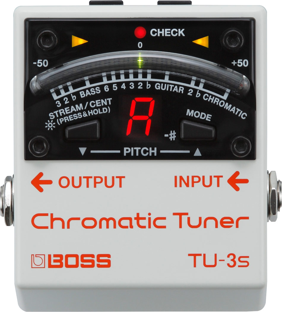An image of Boss TU-3S Chromatic Tuner Pedal