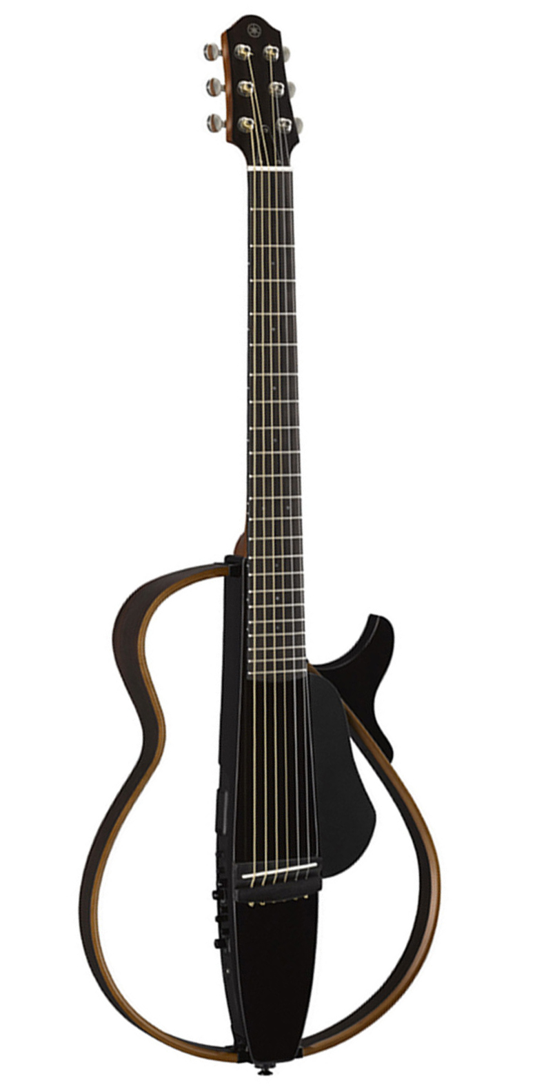 An image of Yamaha SLG200S Steel Strung Silent Guitar - Black | PMT Online