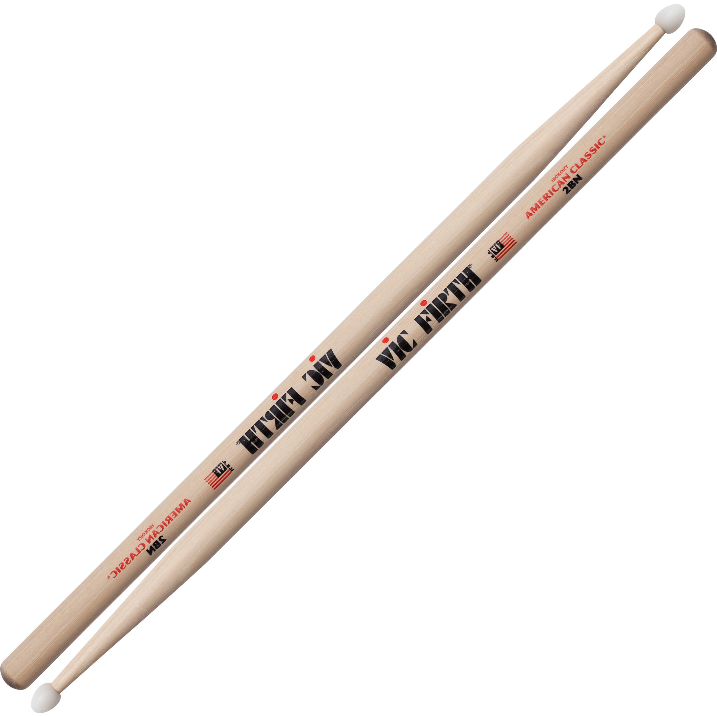 An image of Vic Firth American Classic 2BN Nylon Tip Drumsticks | PMT Online