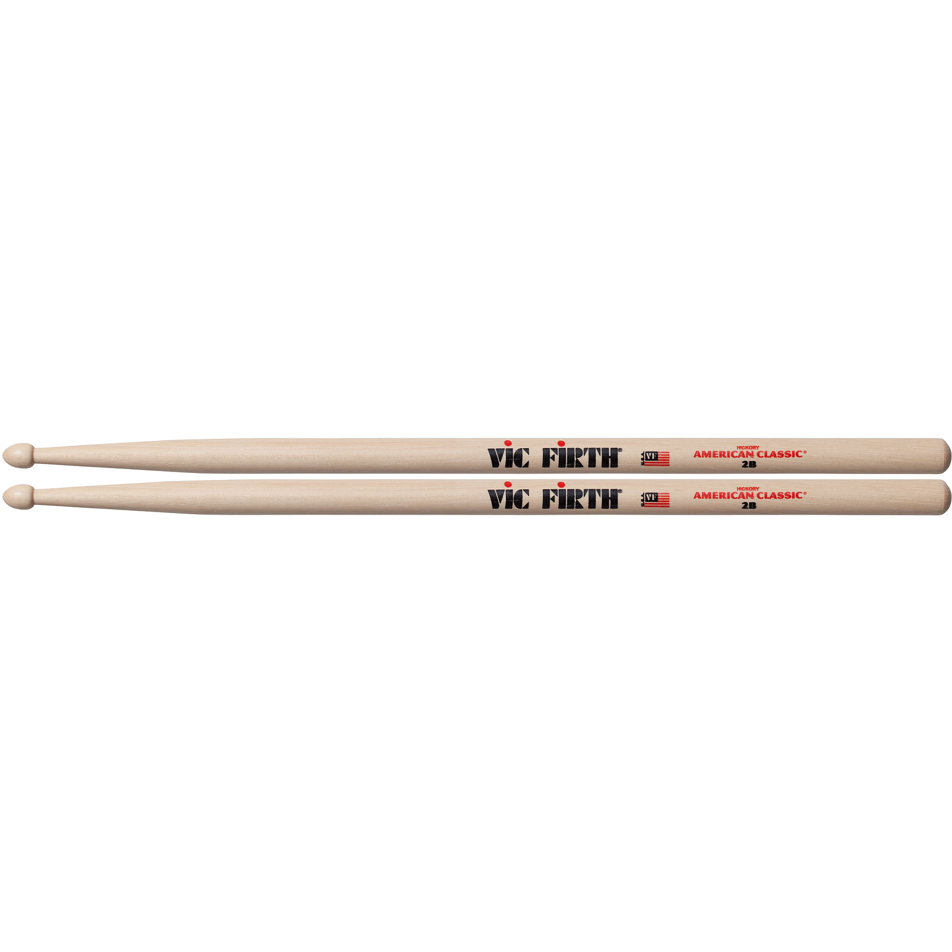 An image of Vic Firth American Classic 2B Drumsticks - Gift for a Drummer | PMT Online