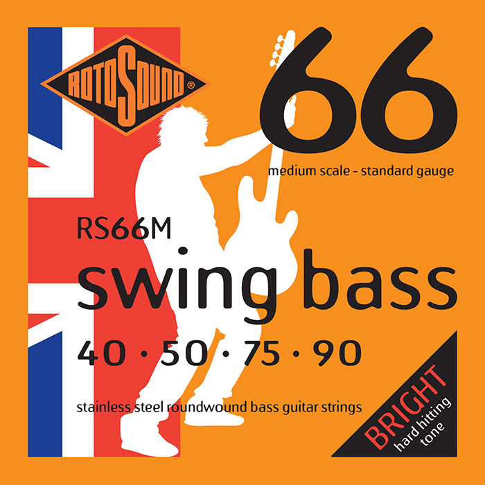 An image of Rotosound Swing Bass STD SET 40-90