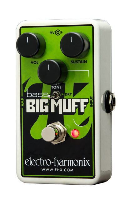 An image of Electro-Harmonix Nano Bass Big Muff Pi Fuzz Pedal