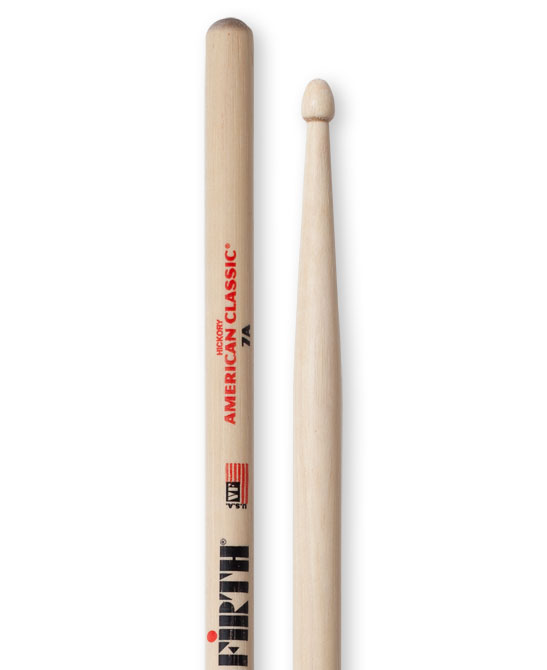 An image of Vic Firth VF-7A American Classic 7A Wood Tip - Gift for a Drummer | PMT Online