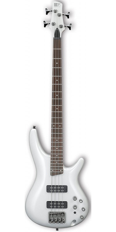 An image of Ibanez SR300E Bass in White