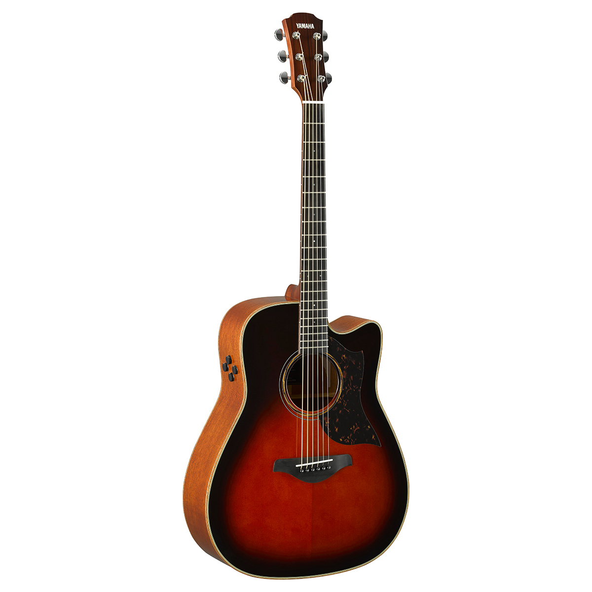 An image of Yamaha A3M ARE Mahogany Electro Acoustic, Tobacco Brown Sunburst | PMT Online