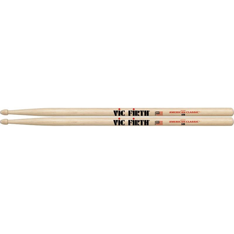 An image of Vic Firth VF-5B American Classic 5B Wood Tip - Gift for a Drummer | PMT Online