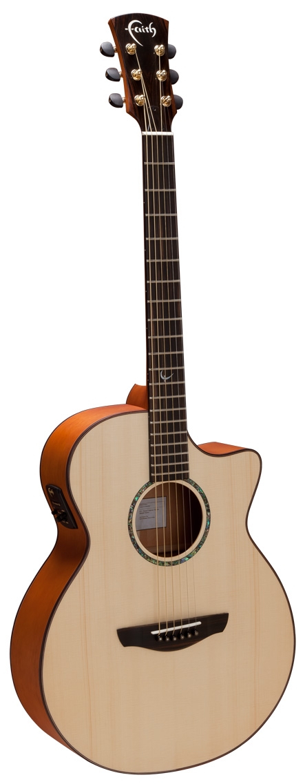 An image of Faith FV Venus Electro Acoustic Guitar, Natural | PMT Online