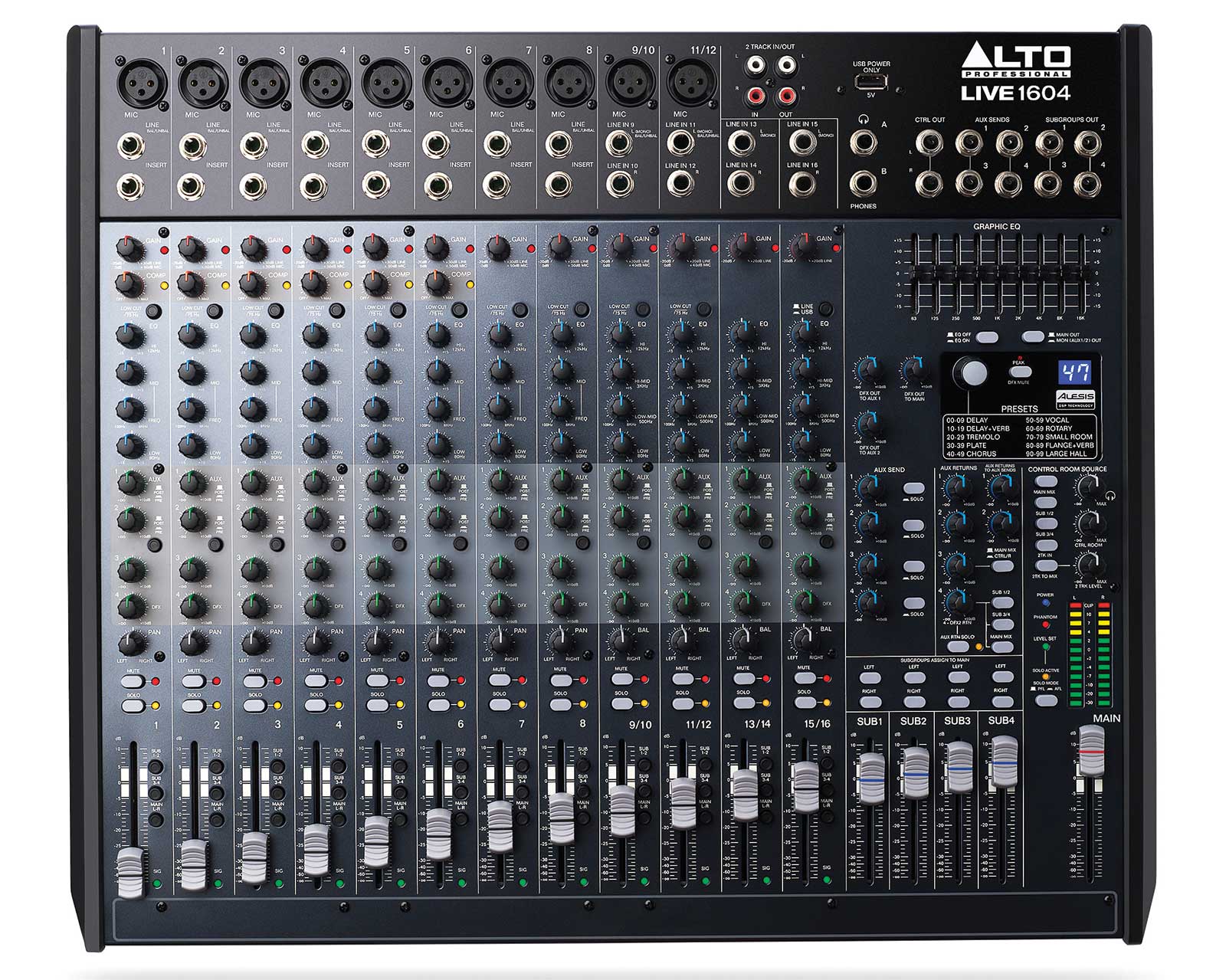 An image of Alto Live 1604 Professional 16-Channel USB Mixer | PMT Online