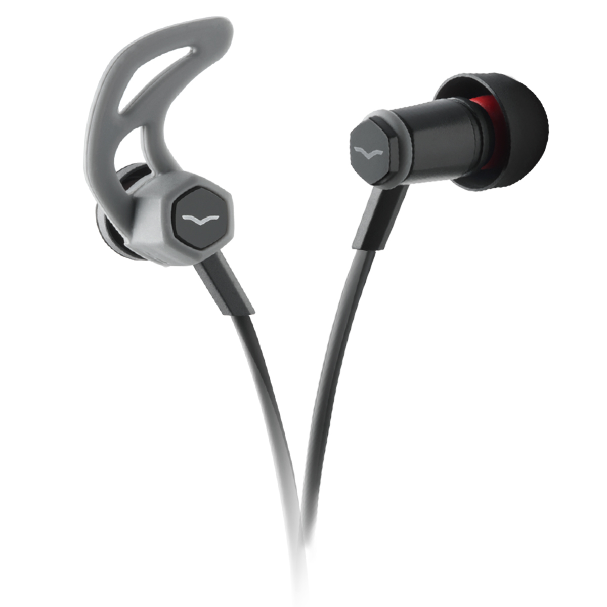 An image of V-MODA Forza In-Ear Sports Headphones - Black | PMT Online