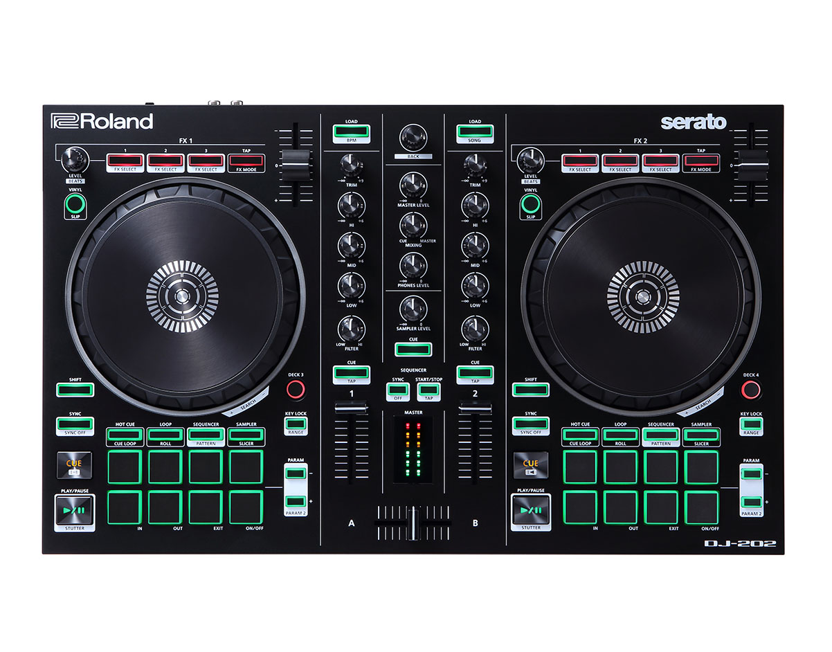 An image of Roland DJ-202 Serato DJ Controller | PMT Online
