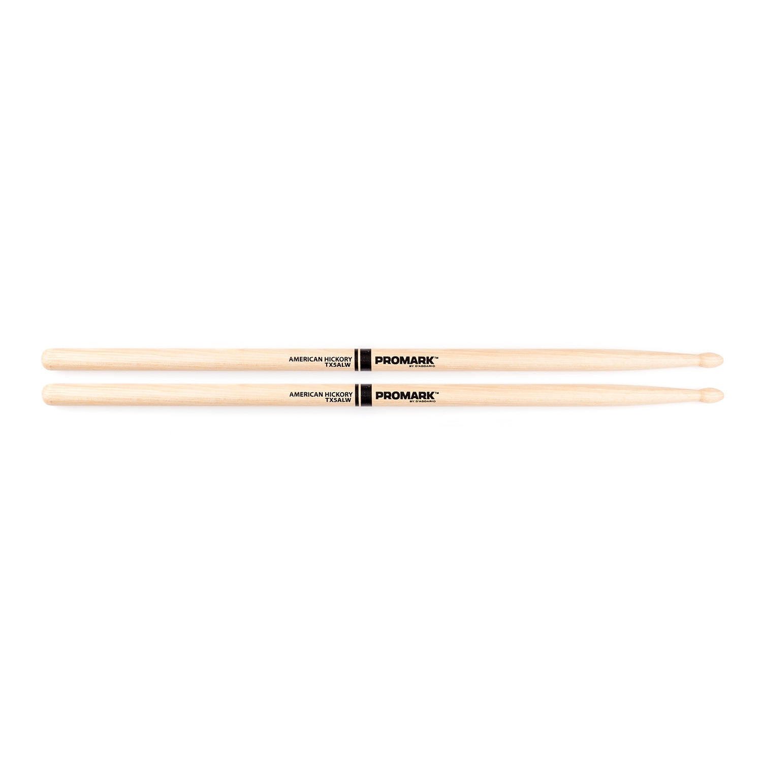 An image of Promark Hickory 5AL Wood Tip Drumstick Pair | PMT Online