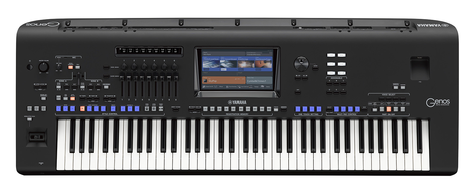 An image of B-Stock Yamaha Genos Digital Workstation Keyboard | PMT Online