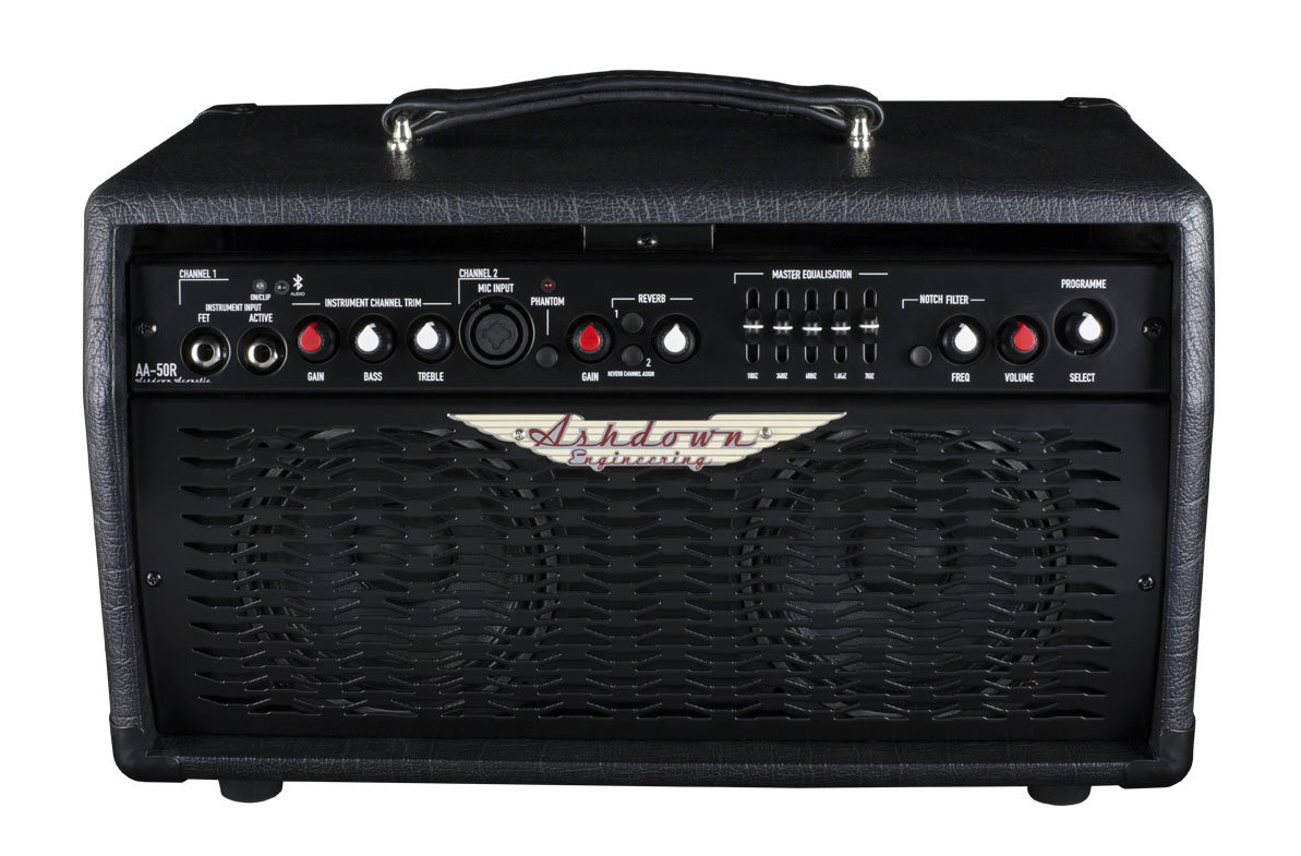 An image of B-Stock Ashdown AA-50-R 50w Acoustic Combo Amp with Reverb