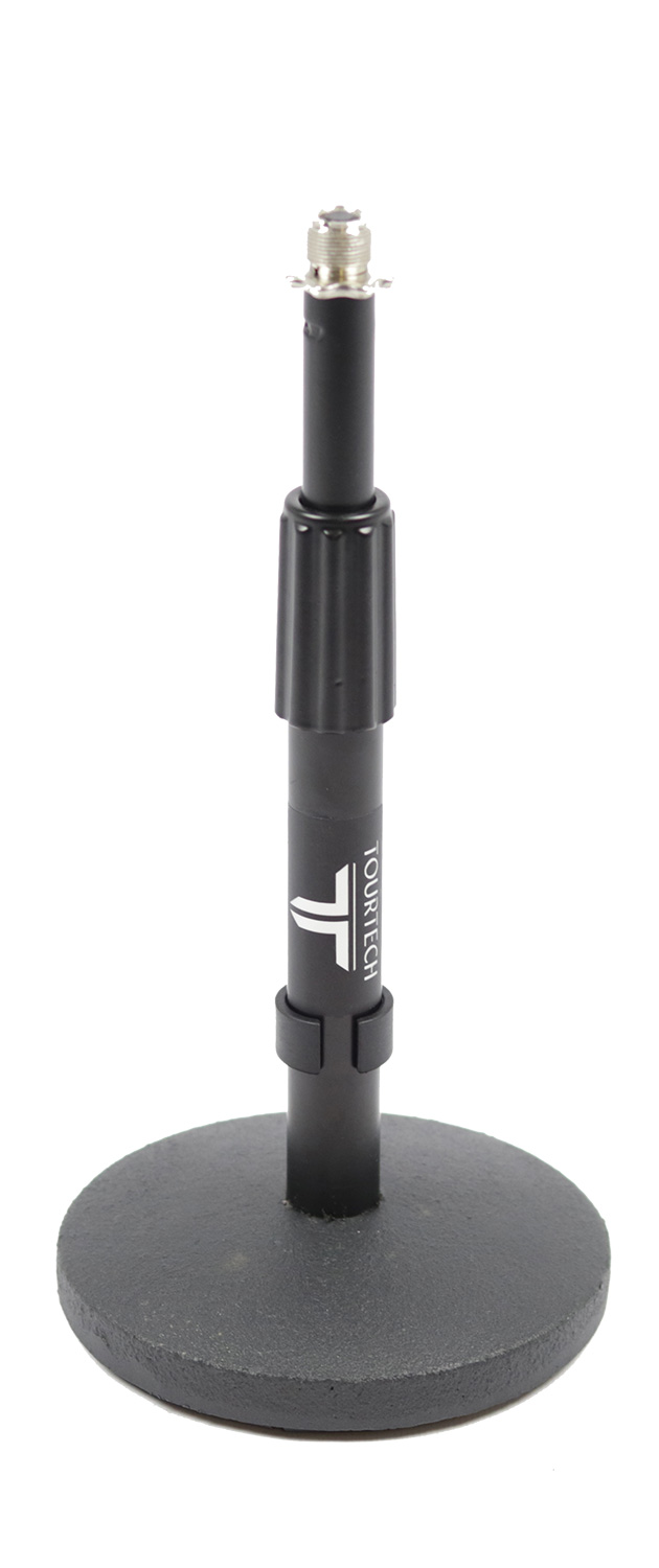 An image of TOURTECH Desktop Straight Microphone Stand - Gift for a Vocalist | PMT Online