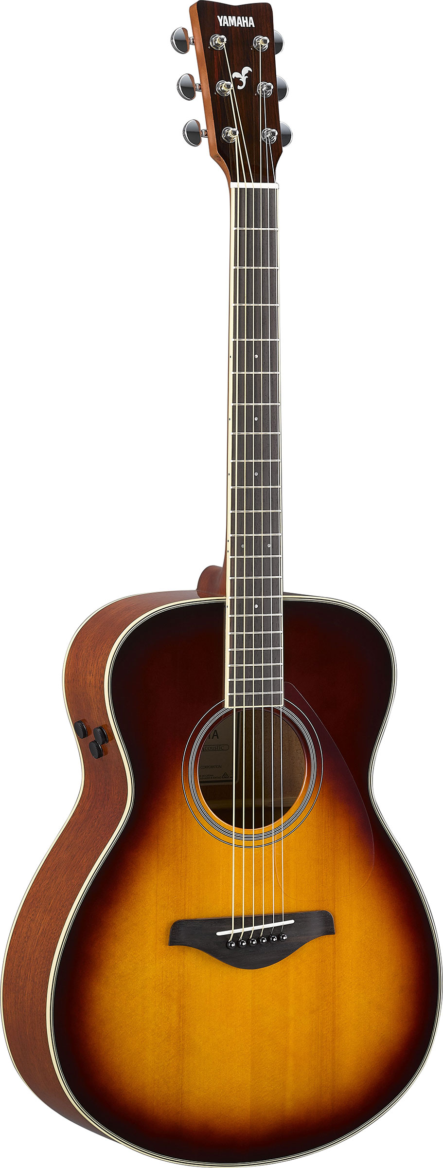 An image of Yamaha FS-TA Acoustic Guitar Brown Sunburst