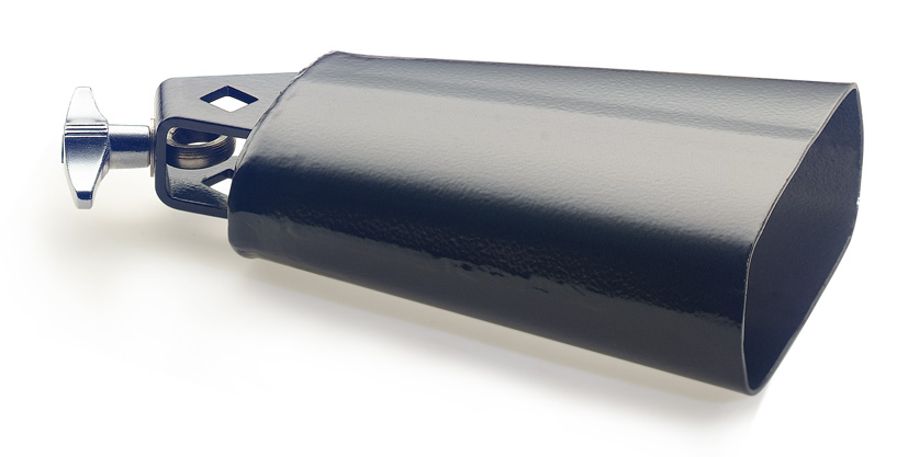 An image of Stagg CB305BK 5-1/2 Rock cowbell for drumset w/ screw | PMT Online