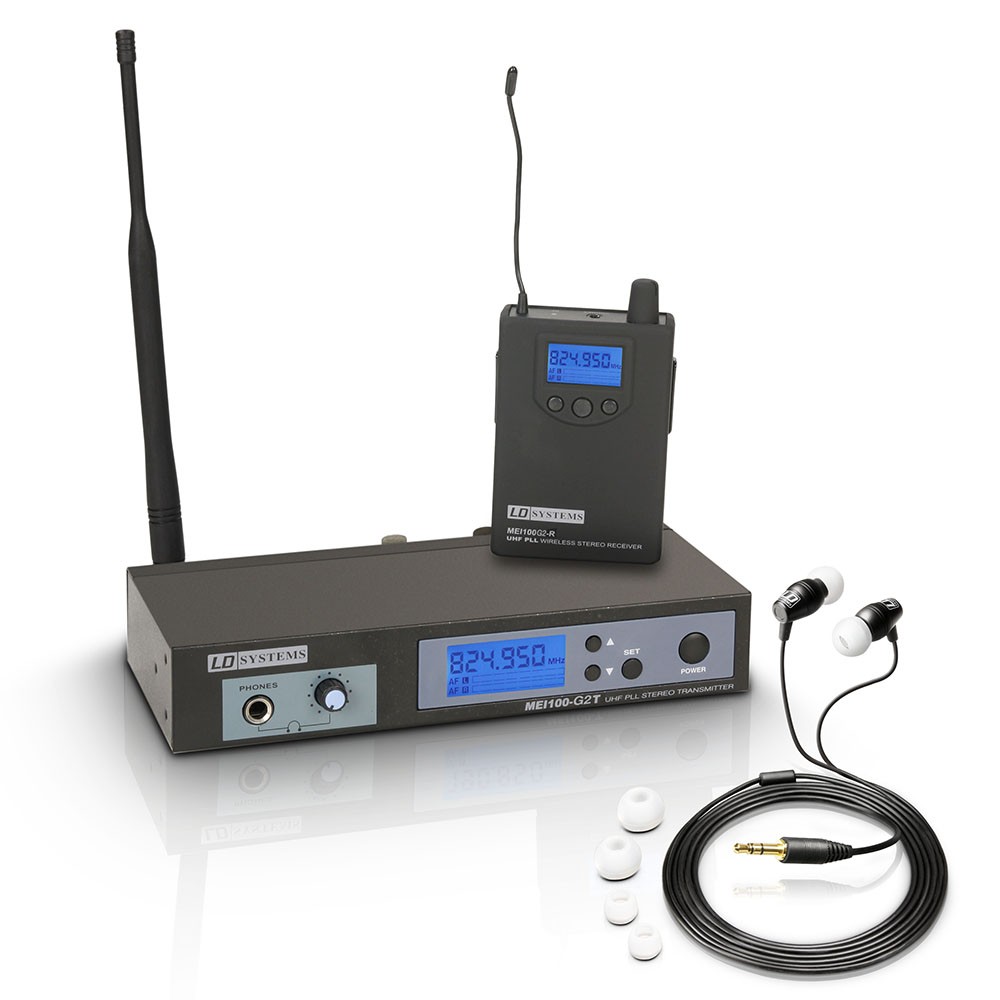 An image of LD Systems MEI 100 G2 Wireless In-Ear Monitoring System ISM