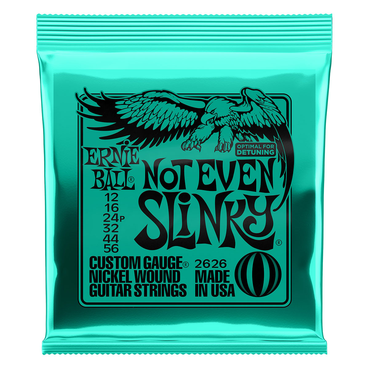 An image of Ernie Ball 2626 Not Even Slinky 12-56 - Gift for a Guitarist