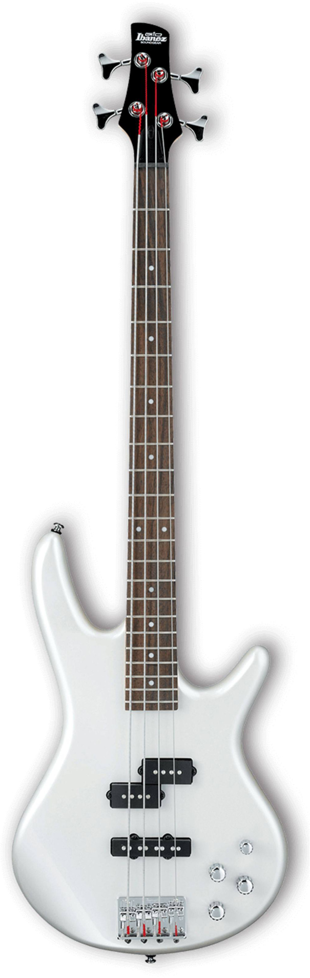 An image of Ibanez GSR200 Electric Bass Guitar in White | PMT Online