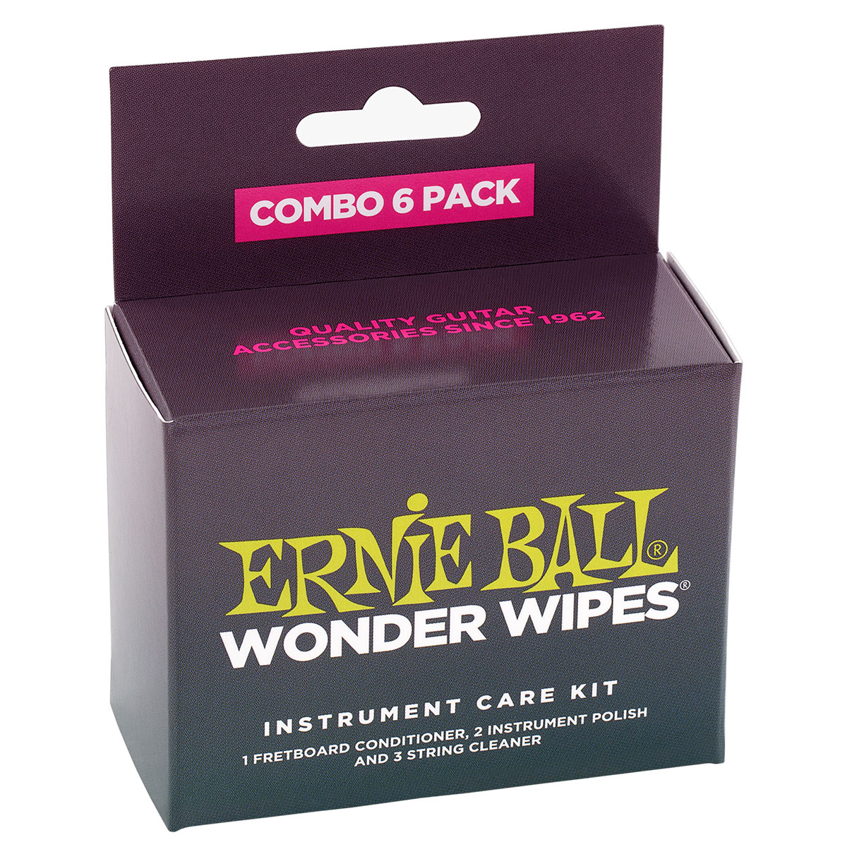 An image of Ernie Ball 4279 Wonder Wipes Combo 6-pack - Gift for a Guitarist | PMT Online