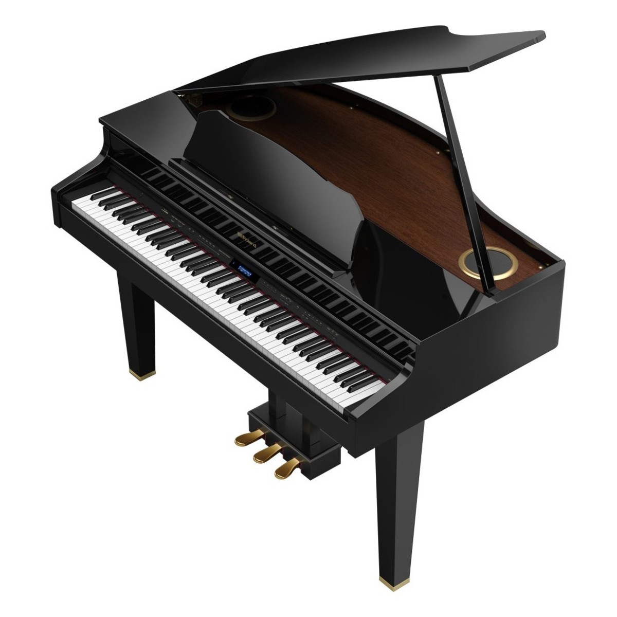 An image of B-Stock Roland GP607-PE Home Piano Polished Ebony | PMT Online