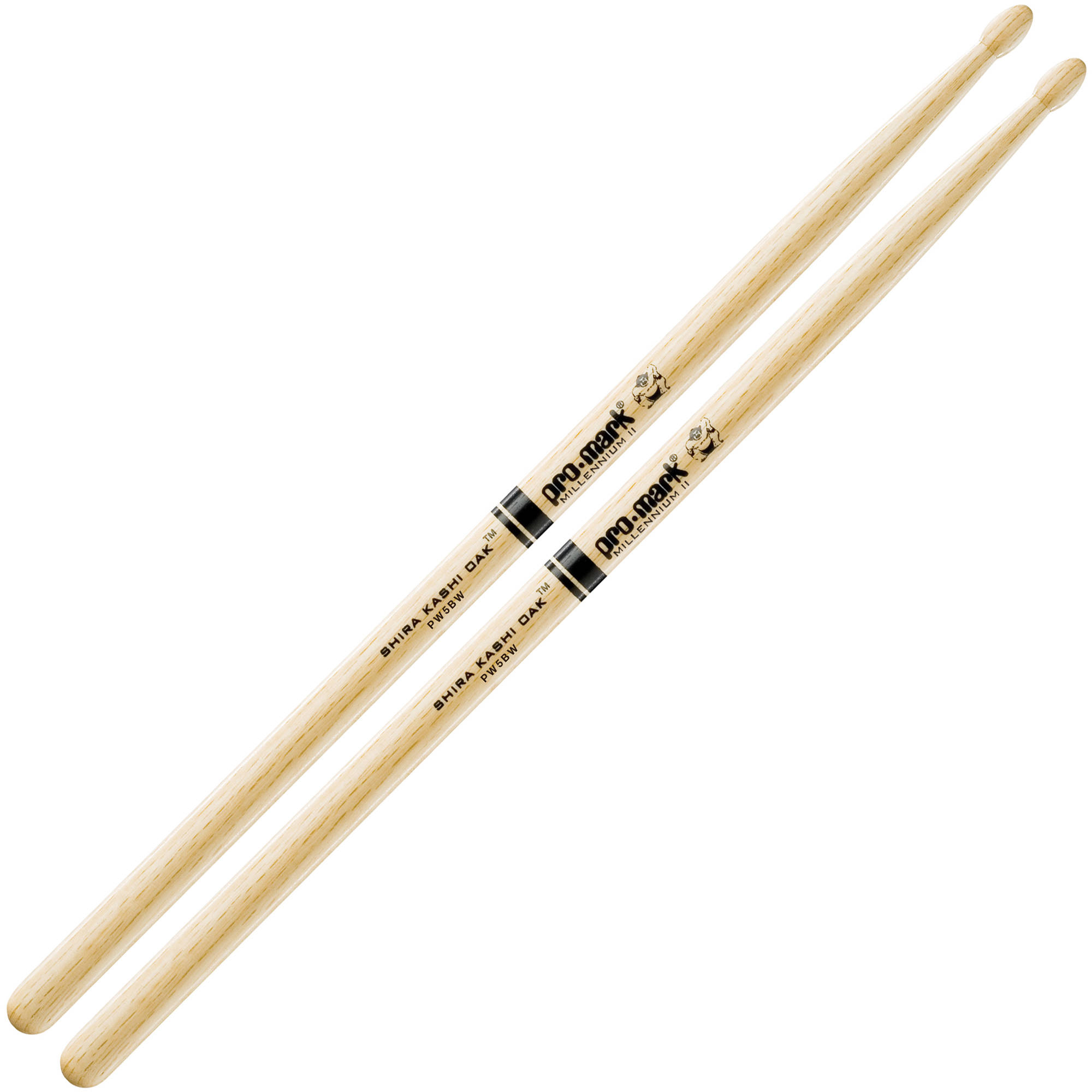 An image of Promark Shira Kashi Oak 5B Wood Tip Drumstick - Gift for a Drummer | PMT Online
