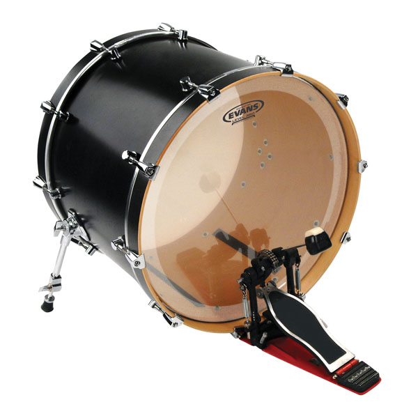 An image of Evans EQ3 18" Clear Bass Drum Head | PMT Online