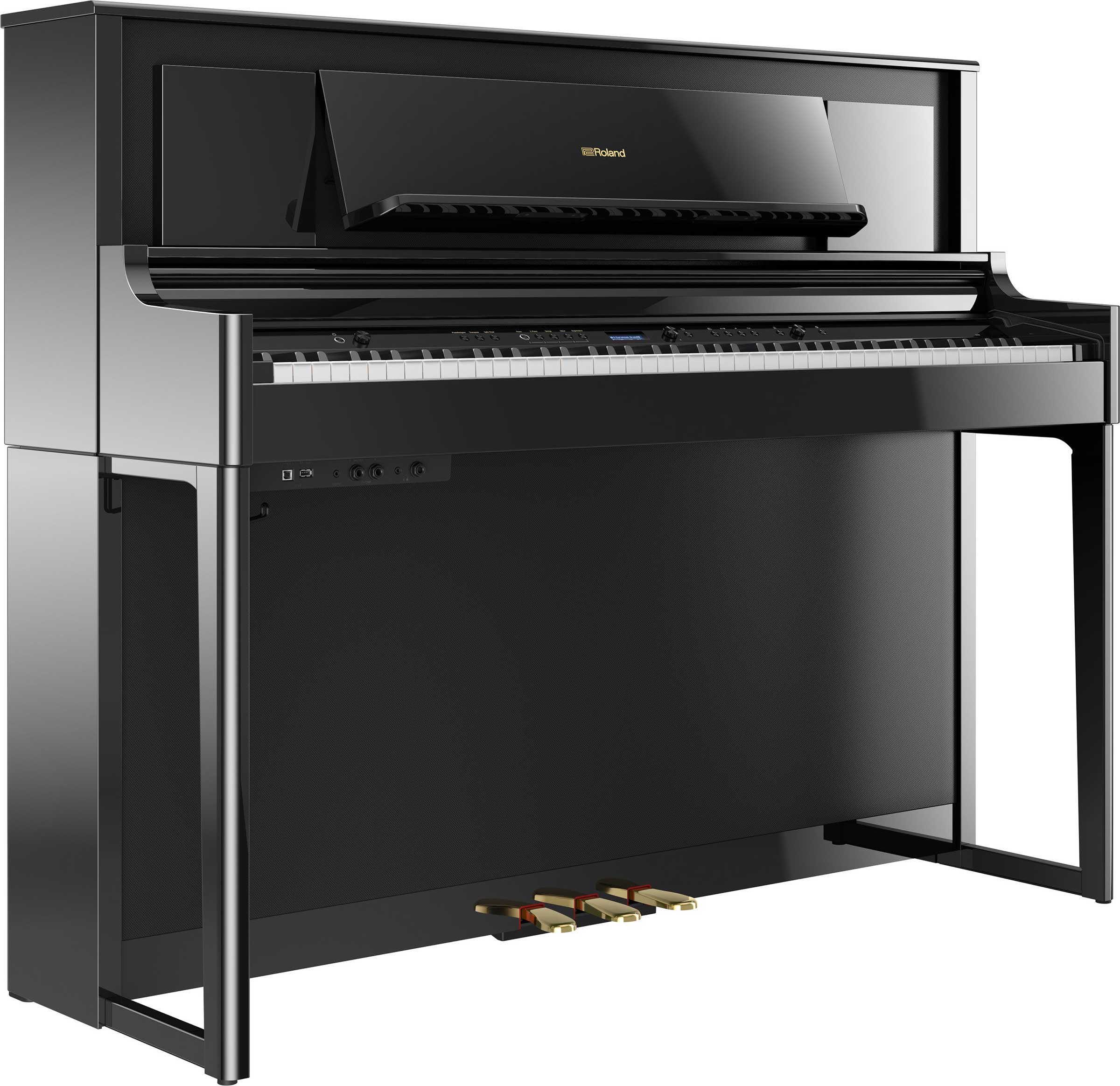 An image of B-Stock Roland LX706 Digital Home Piano Polished Ebony | PMT Online