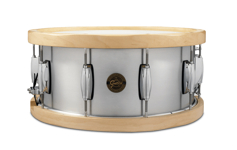 An image of Gretsch Full Range Aluminium 14" x 6.5" Snare Drum | PMT Online