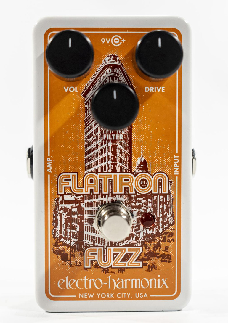 An image of Electro Harmonix Flatiron Fuzz Pedal | PMT Online