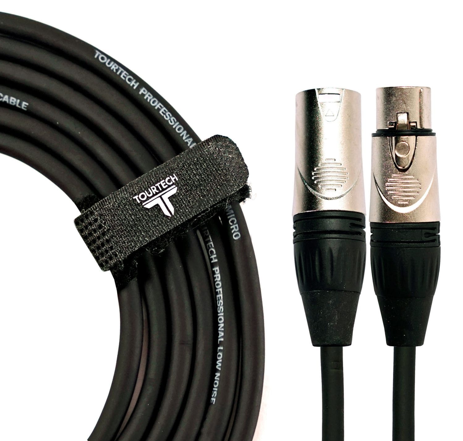 An image of XLR Cable - TourTech XLR to XLR Deluxe Microphone Cable, 10m | PMT Online